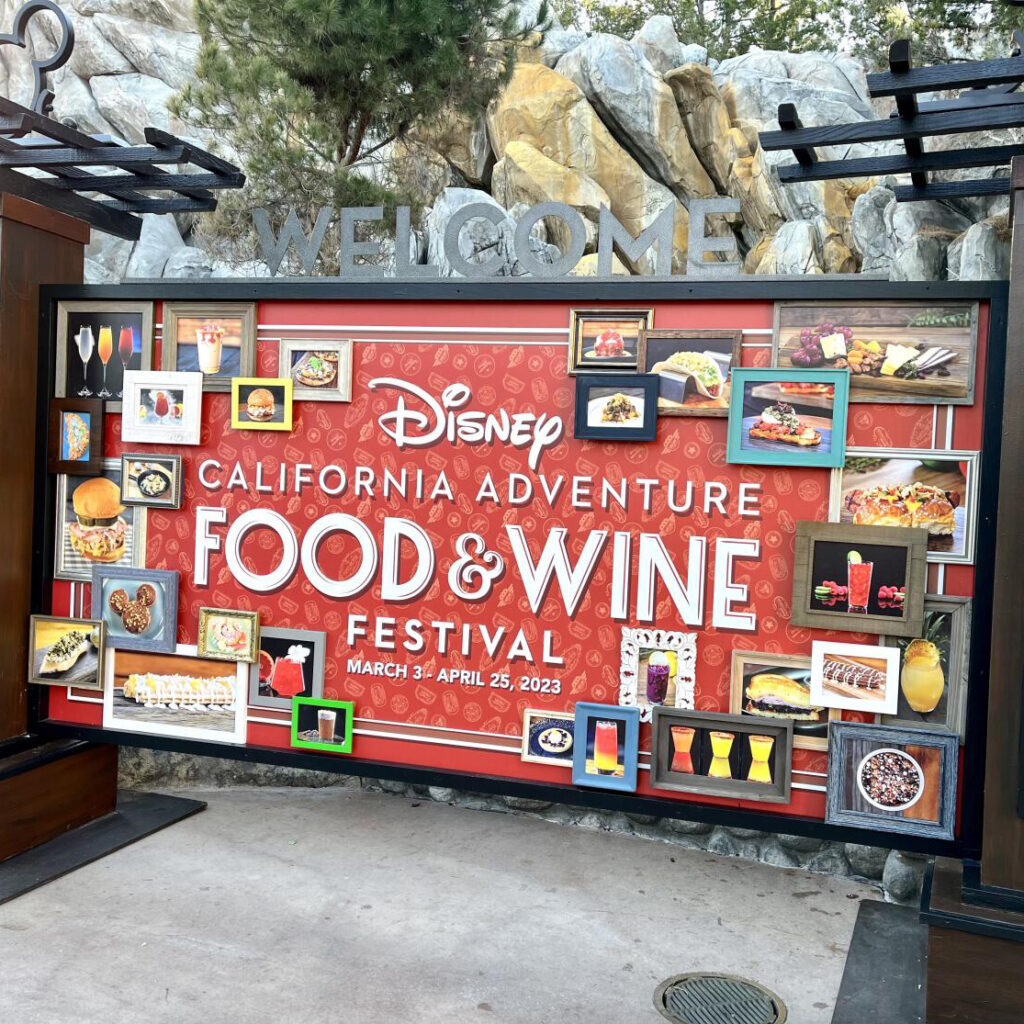 Disneyland food and wine festival