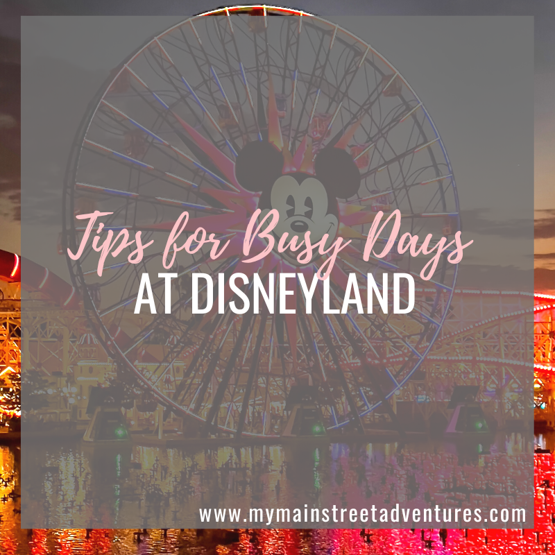 Tips for Busy Days at Disneyland