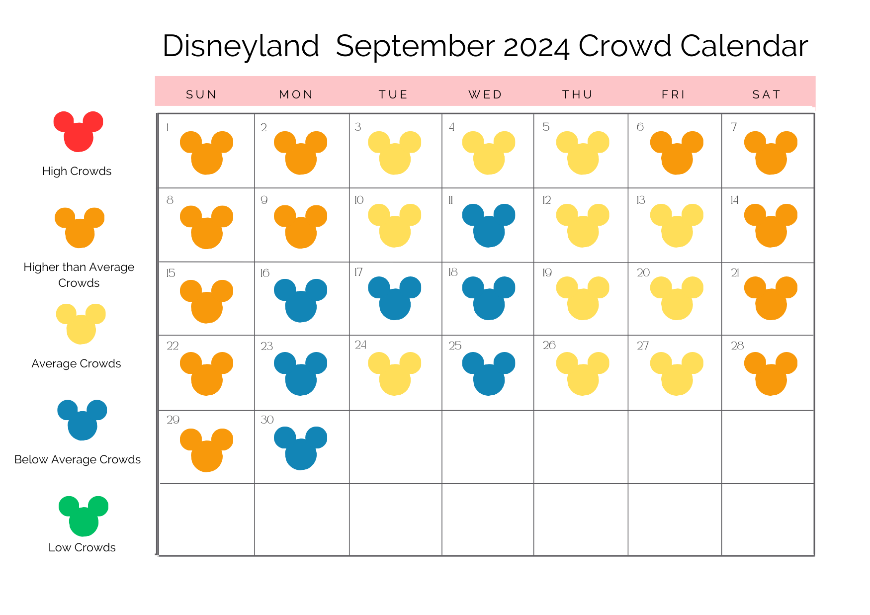 september crowd calendar